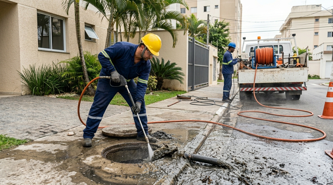 Hidrojateamento Industrial em São Bernardo do Campo‑SP